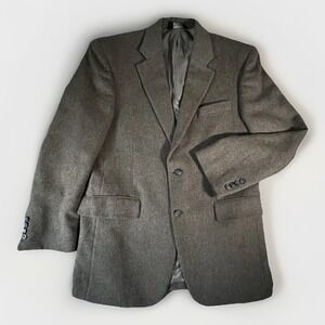 Jos A Bank 100% Camel Hair Mens 40R Blazer Sport‎ Coat 2‑Btn Tan Lined Excellent